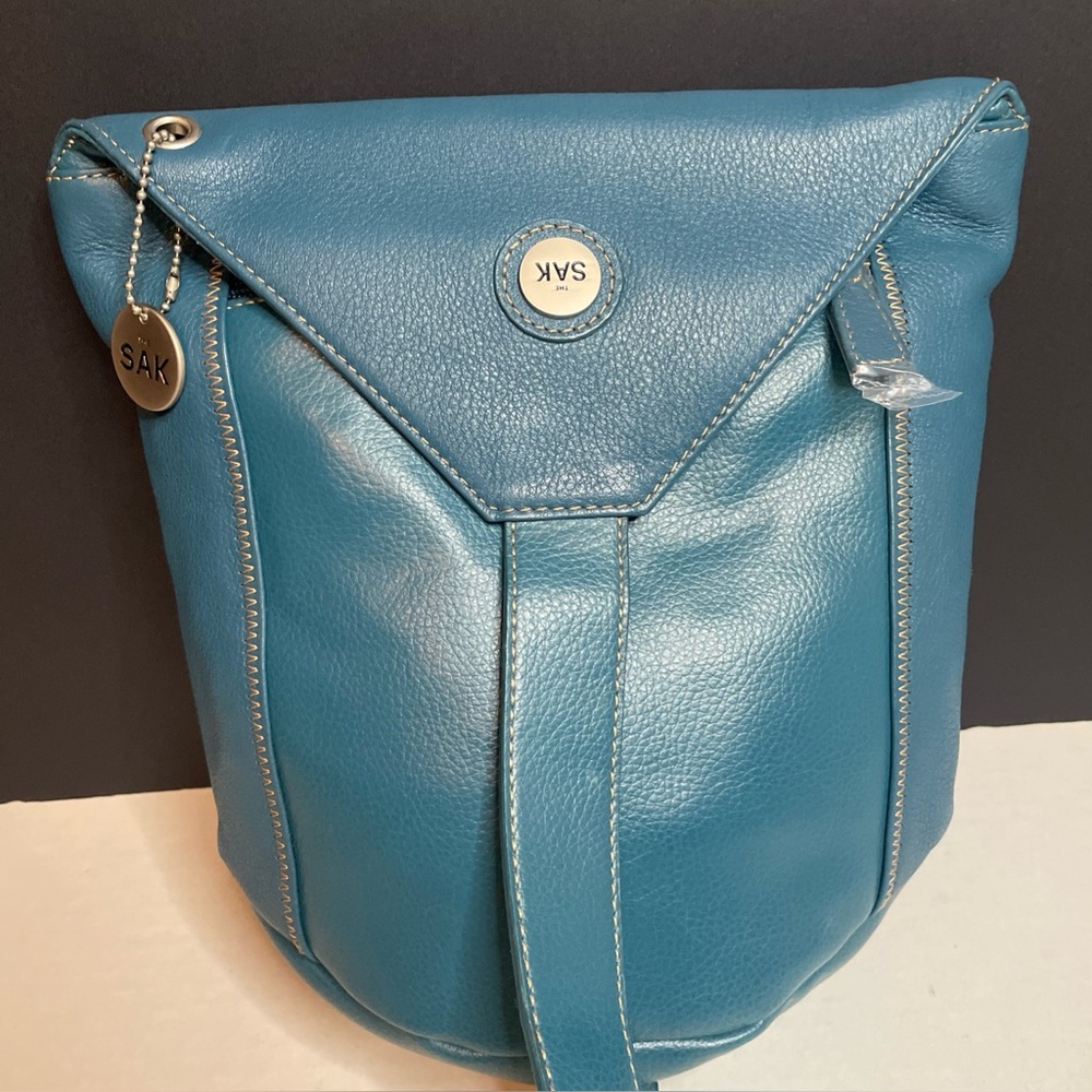 The Sak Hillary Teal Crossbody Sling Pocketbook Purse Bag NEW Style 100941